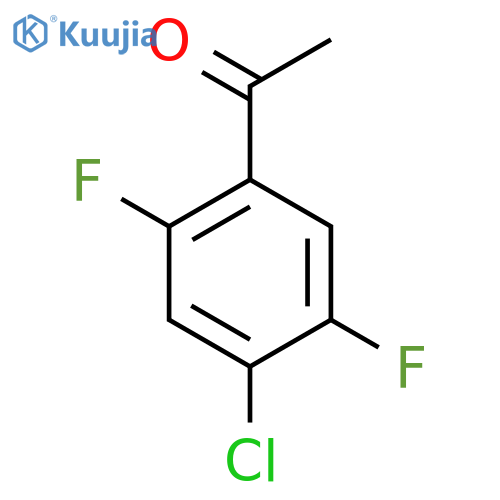 4'-Chloro-2',5'-difluoroacetophenone structure