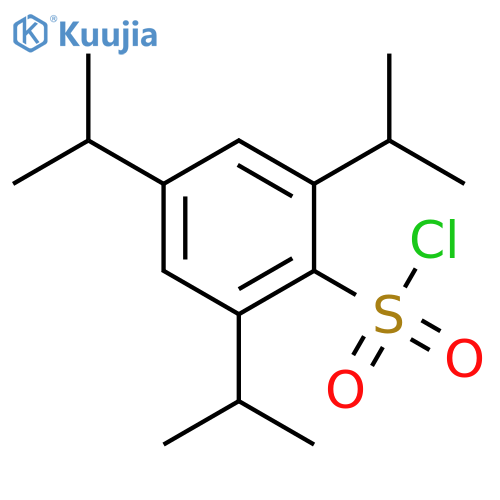 2,4,6-tris(propan-2-yl)benzene-1-sulfonyl chloride structure