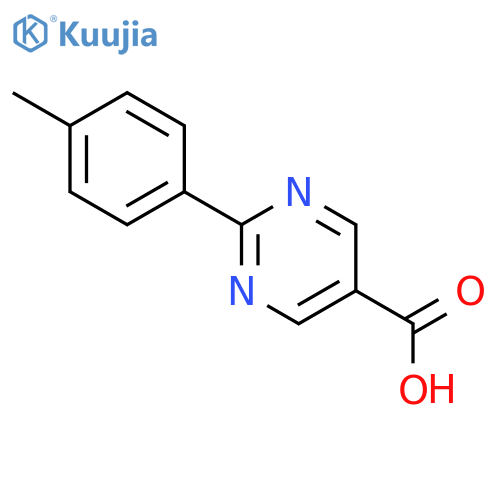 5-Pyrimidinecarboxylic acid, 2-(4-methylphenyl)- (9CI) structure