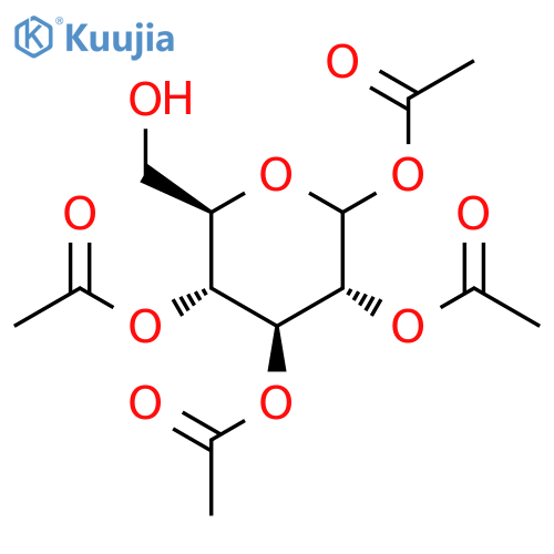 (3R,4S,5R,6R)-6-(Hydroxymethyl)tetrahydro-2H-pyran-2,3,4,5-tetrayl tetraacetate structure