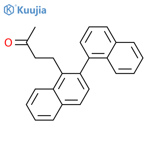 2-Butanone, 4-[1,2'-binaphthalen]-1'-yl- structure