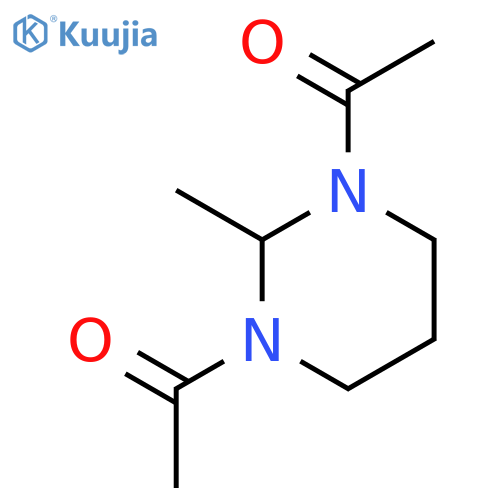 Pyrimidine, 1,3-diacetylhexahydro-2-methyl- structure