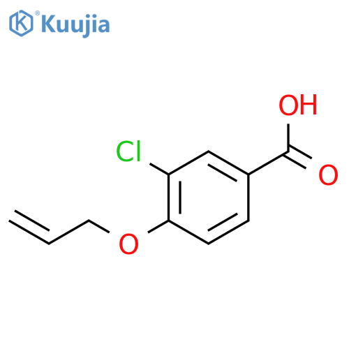 Benzoic acid, 3-chloro-4-(2-propenyloxy)- structure