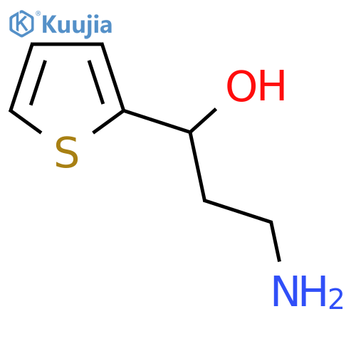 3-Amino-1-(thiophen-2-yl)propan-1-ol structure