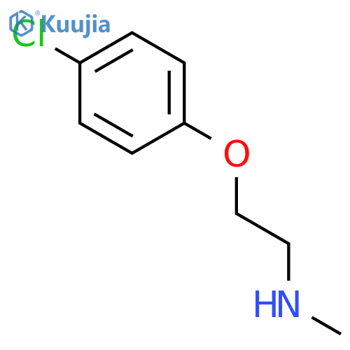 2-(4-chlorophenoxy)ethyl(methyl)amine structure