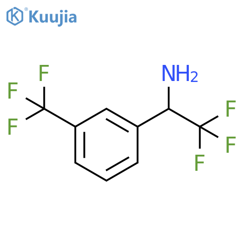 2,2,2-Trifluoro-1-(3-(trifluoromethyl)phenyl)ethanamine structure