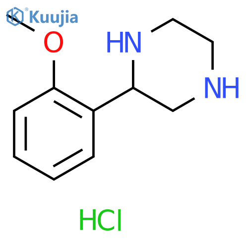 2-(2-Methoxyphenyl)piperazine dihydrochloride structure