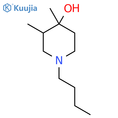 4-PIPERIDINOL, 1-BUTYL-3,4-DIMETHYL- structure