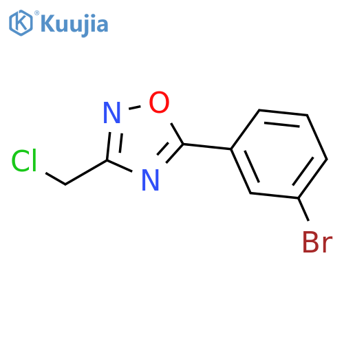 5-(3-Bromophenyl)-3-(chloromethyl)-1,2,4-oxadiazole structure