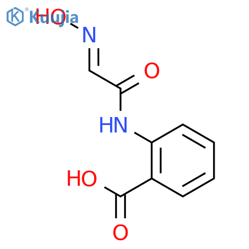 2-(2E)-2-(N-hydroxyimino)acetamidobenzoic acid structure