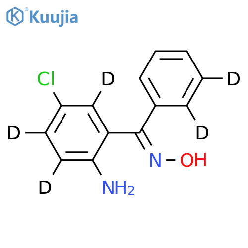 2-Amino-5-chlorobenzophenone Oxime-d5 structure