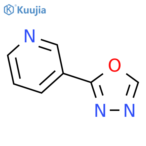 2-(pyridin-3-yl)-1,3,4-oxadiazole structure