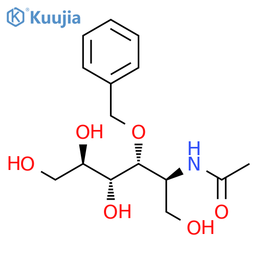 D-GLUCITOL, 2-(ACETYLAMINO)-2-DEOXY-3-O-(PHENYLMETHYL)- structure