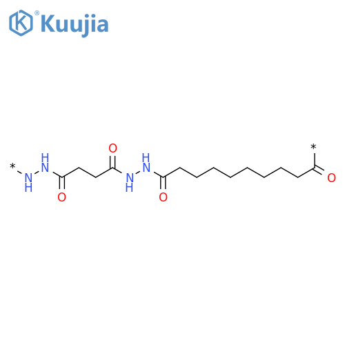 Poly[hydrazo(1,4-dioxo-1,4-butanediyl)hydrazo(1,10-dioxo-1,10-decanediyl)] structure