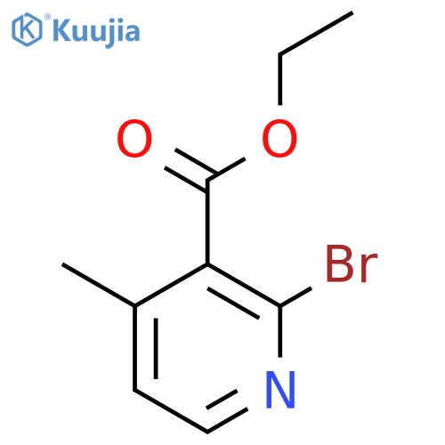 ethyl 2-bromo-4-methyl-pyridine-3-carboxylate structure