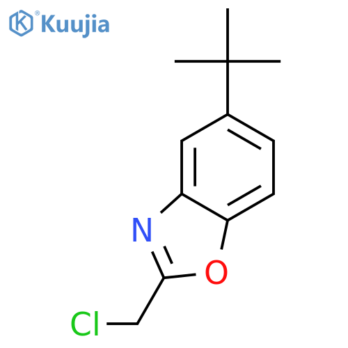 5-tert-Butyl-2-(chloromethyl)-1,3-benzoxazole structure