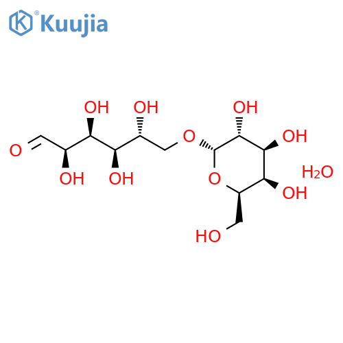 D-Glucose, 6-O-a-D-galactopyranosyl-, monohydrate(9CI) structure