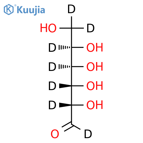 D-Glucose-1,2,3,4,5,6,6-D7 structure