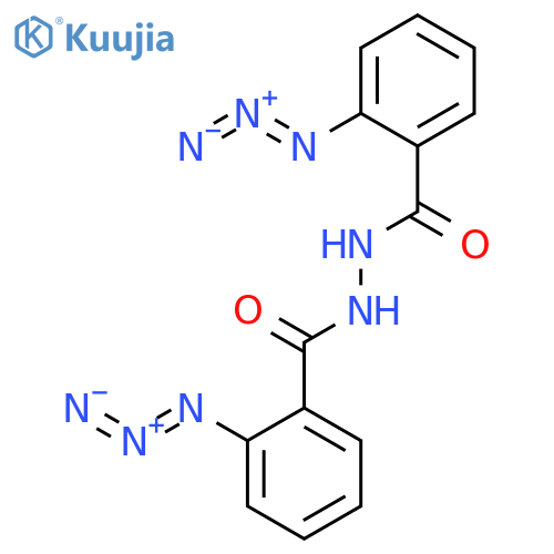Benzoic acid, 2-azido-, 2-(2-azidobenzoyl)hydrazide structure