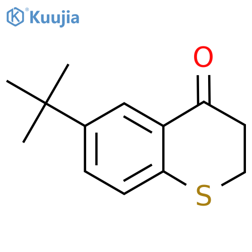 6-tert-Butyl-2,3-dihydro-4H-1-benzothiopyran-4-one structure
