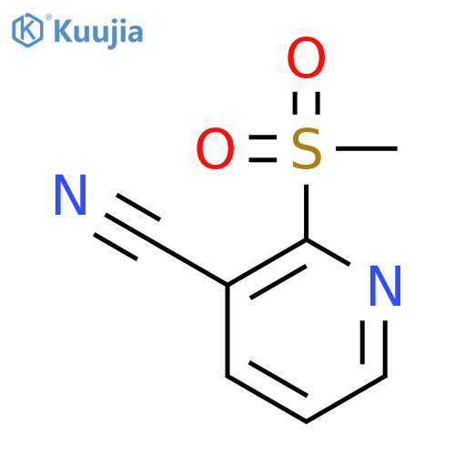 2-(Methylsulfonyl)nicotinonitrile structure