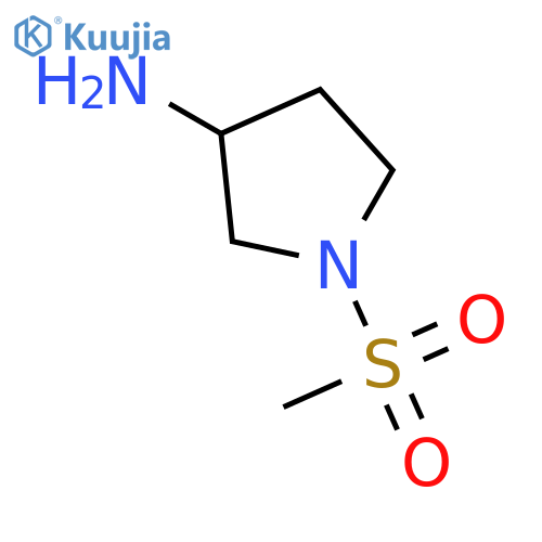 1-methanesulfonylpyrrolidin-3-amine structure