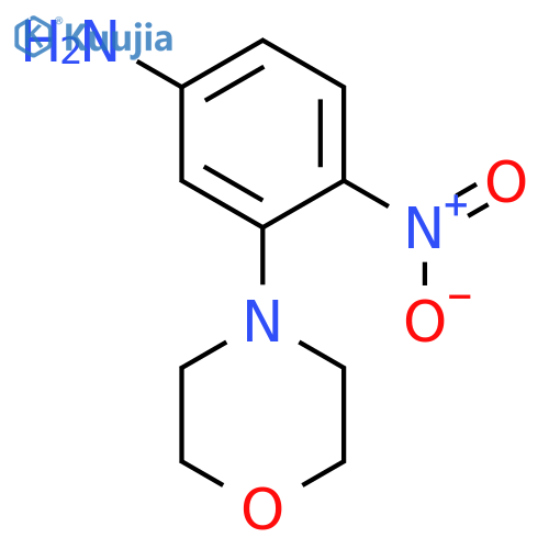 3-(morpholin-4-yl)-4-nitroaniline structure