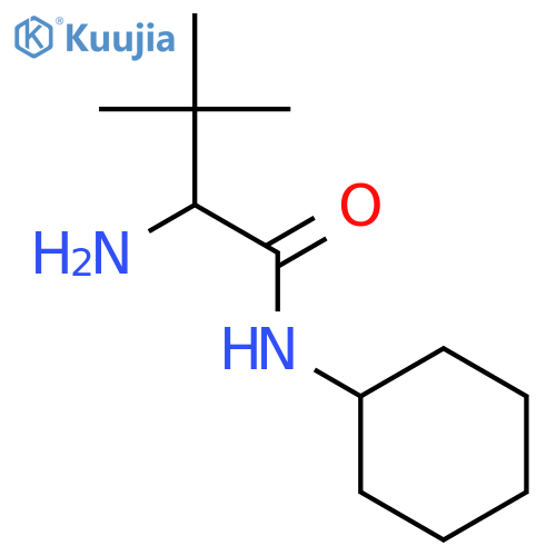 Butanamide, 2-amino-N-cyclohexyl-3,3-dimethyl- structure