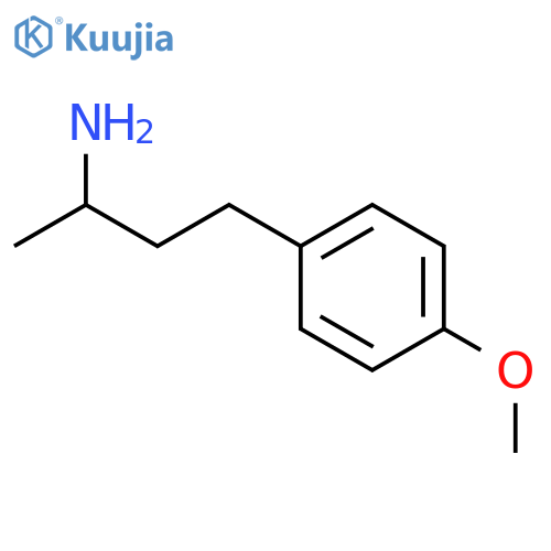 (2S)-4-(4-methoxyphenyl)butan-2-amine structure
