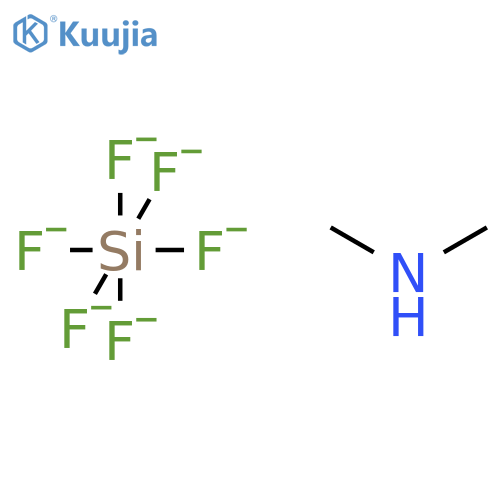 Silicate(2-), hexafluoro-, dihydrogen, compd. with N-methylmethanamine (1:2) (9CI) structure