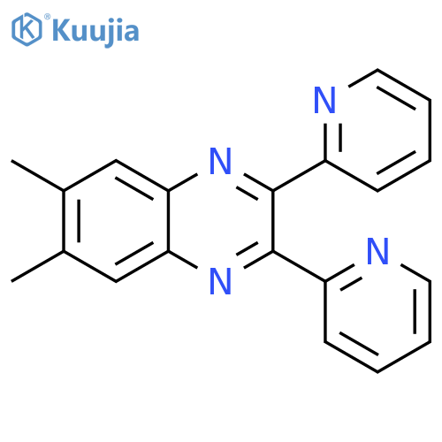 Quinoxaline,6,7-dimethyl-2,3-di-2-pyridinyl- structure