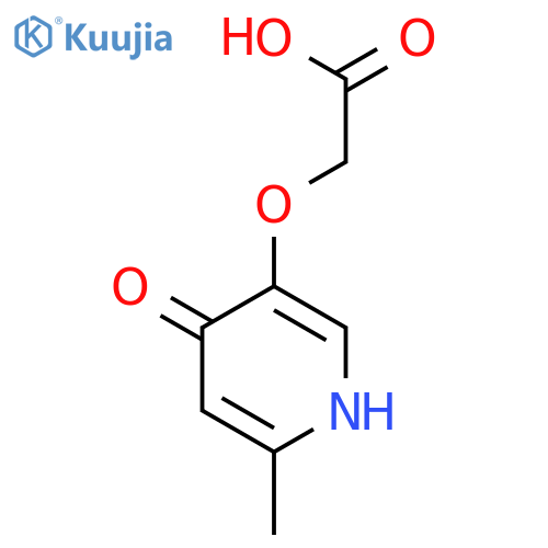 Acetic acid, [(1,4-dihydro-6-methyl-4-oxo-3-pyridinyl)oxy]- structure
