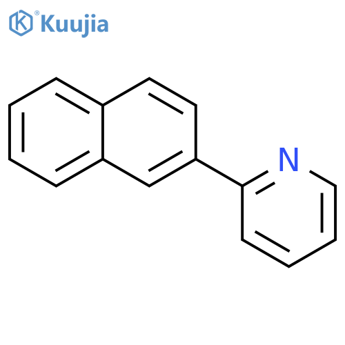 Pyridine, 2-(2-naphthalenyl)- structure