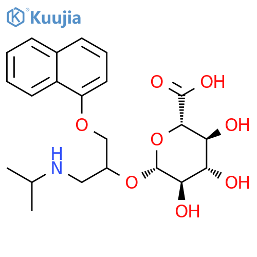 Propranolol-2-O-b-D-glucuronide structure