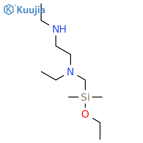 1,2-ETHANEDIAMINE, N-[(ETHOXYDIMETHYLSILYL)METHYL]-N,N'-DIETHYL- structure