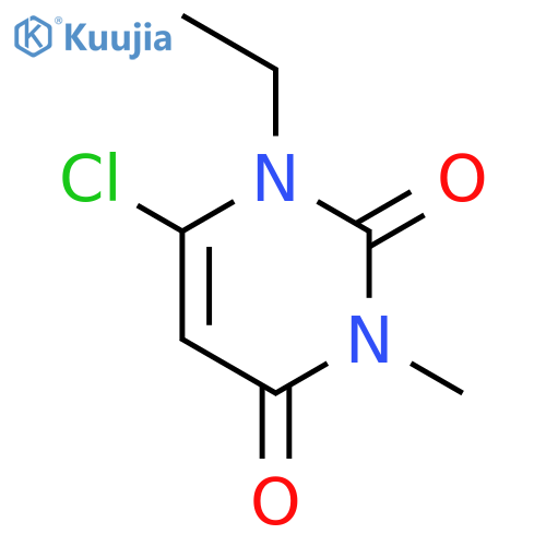 6-CHLORO-1-ETHYL-3-METHYLPYRIMIDINE-2,4(1H,3H)-DIONE structure