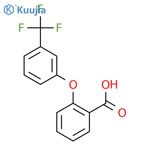 Benzoic acid,2-[3-(trifluoromethyl)phenoxy]- structure