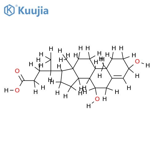 (3alpha,7alpha)-3,7-Dihydroxychol-4-3n-24-oic acid structure
