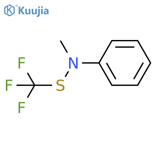 N-Methyl-N-(trifluoromethylthio)aniline structure