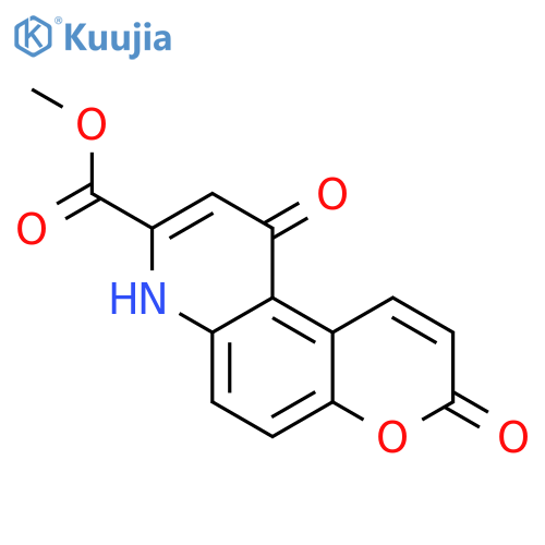 Methyl 3,10-dioxo-7h-pyrano[3,2-f]quinoline-8-carboxylate structure