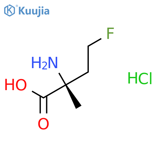 2-amino-4-fluoro-2-methylbutanoic acid hydrochloride structure