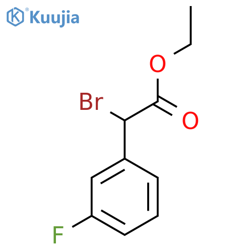 Ethyl 2-bromo-2-(3-fluorophenyl)acetate structure