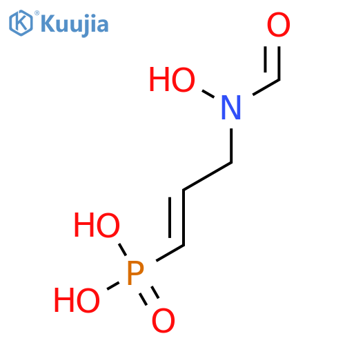 (1E)-3-(N-hydroxyformamido)prop-1-en-1-ylphosphonic acid structure