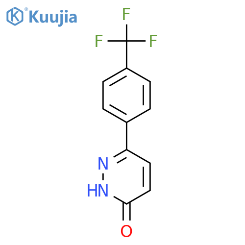 6-[4-(trifluoromethyl)phenyl]pyridazin-3-ol structure