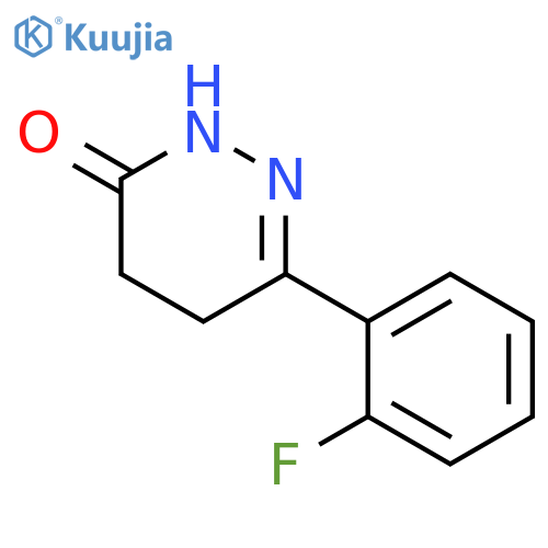 3(2H)-Pyridazinone, 6-(2-fluorophenyl)-4,5-dihydro- structure