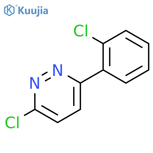 3-chloro-6-(2-chlorophenyl)pyridazine structure