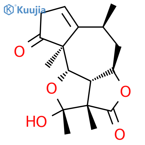 (2S)-2a,4aα,5,6,8,9a,9bβ,9cβ-Octahydro-2α-hydroxy-2,2aβ,6β,9aα-tetramethyl-2H-1,4-dioxadicyclopent[cd,f]azulene-3,9-dione structure
