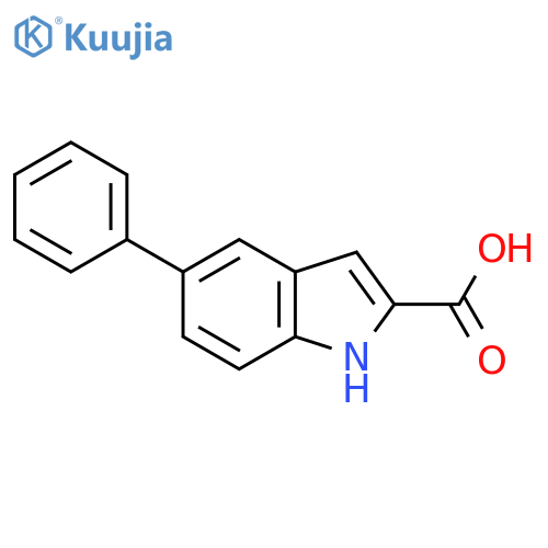 5-Phenyl-1H-indole-2-carboxylic acid structure