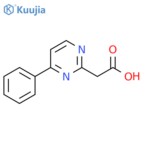 (4-Phenyl-pyrimidin-2-yl)-acetic acid structure