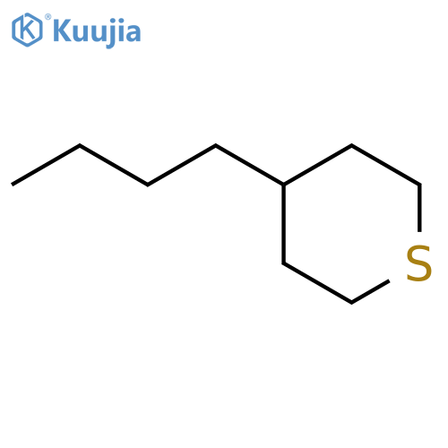 2H-Thiopyran, 4-butyltetrahydro- structure
